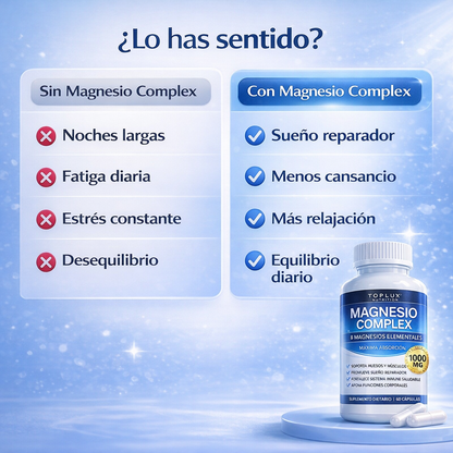 Magnesio Plux™ 2x1 1000mg 8 tipos de magnesio en 1💊⚡️