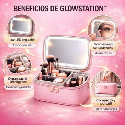 GlowStation™I Maquíllate Como Profesional, En Cualquier Lugar