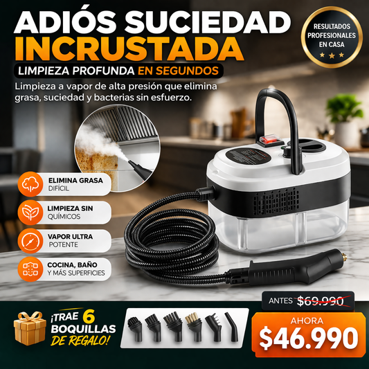 VapocleanX™| Limpieza Profunda en Segundos